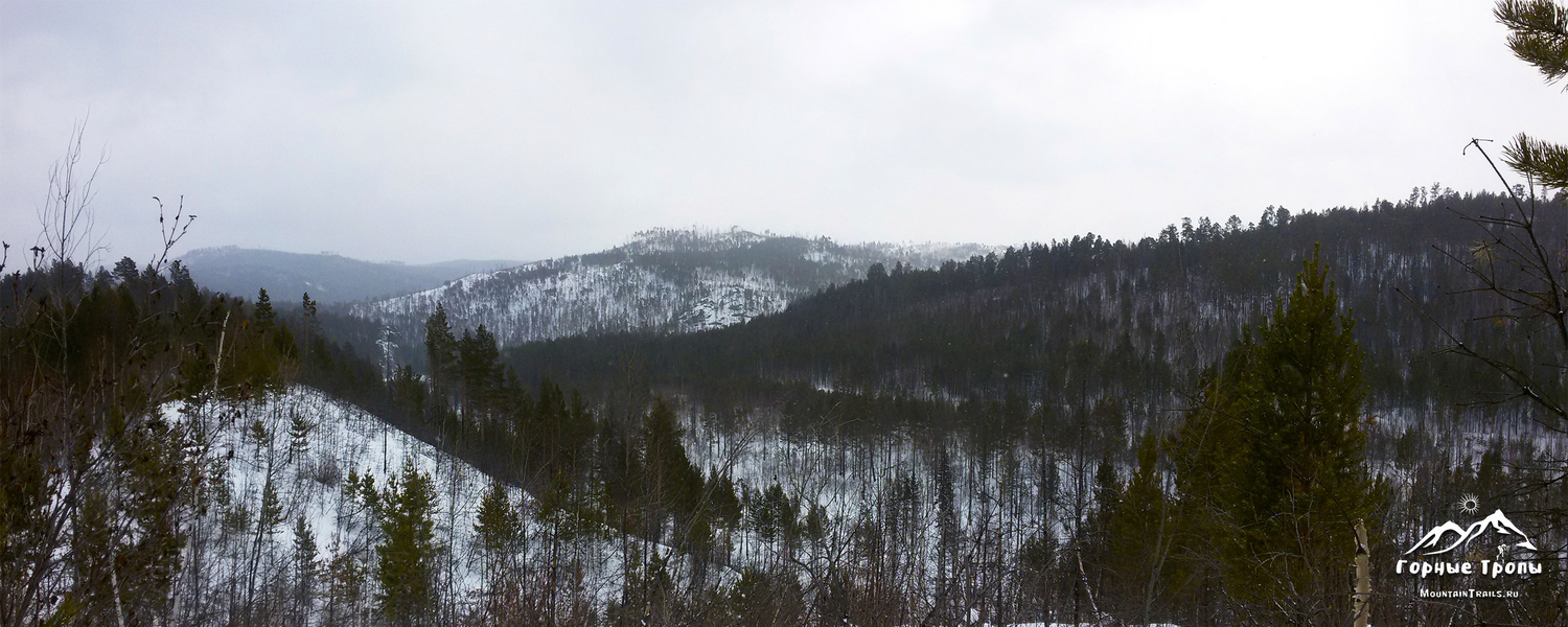 Панорама с гребня Витязя